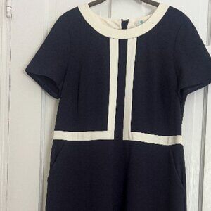 Boden Navy Midi Dress